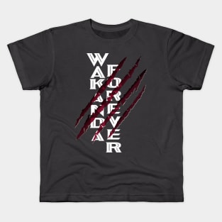 Wakanda Forever, Black Panther Claw Kids T-Shirt